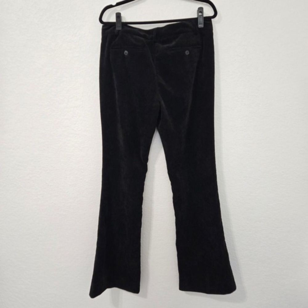 Norma Kamali Corduroy Pants Black Career Office Business Casual Size 12 - Picture 4 of 7